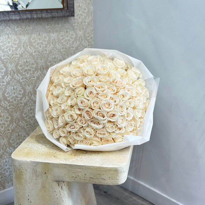 White Rose Bouquet