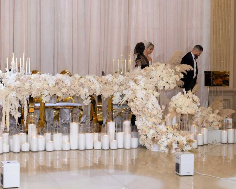 Wedding floral design by AY Flowers
