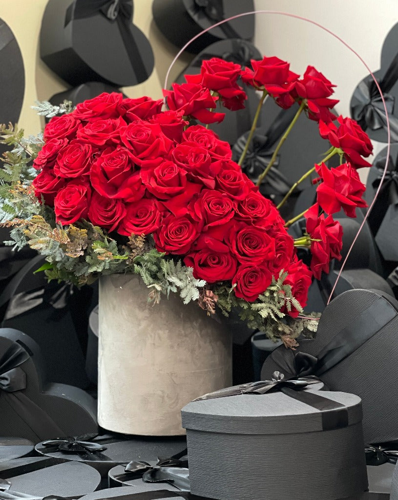Heat Shape Roses Red Roses Heart Shape